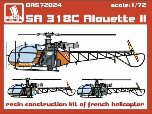 Brengun BRS72024 1:72 Aerospatiale  SA 318C Alouette II