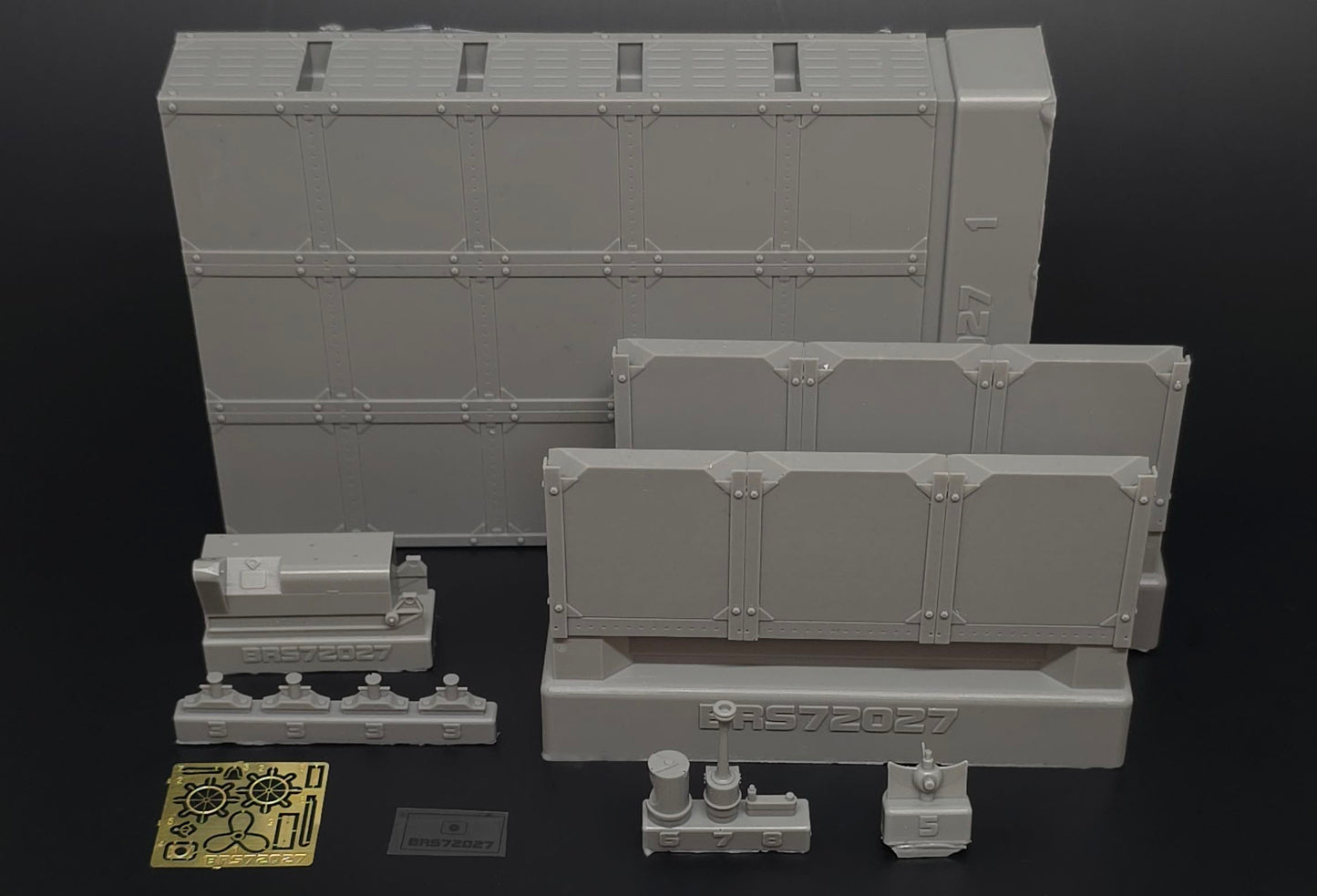 Brengun BRS72027 1:72 US Navy Seabees NL pontoon barge