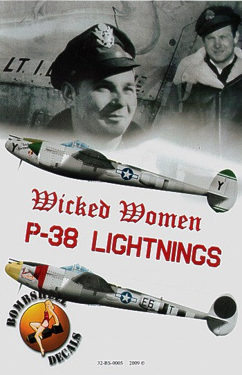 Bombshell 32-BS-005 1:32 Lockheed P-38J Lightning Wicked Women Part 1