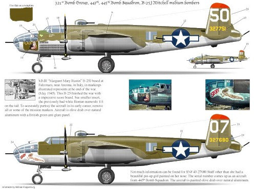 Bombshell 48-BS-001 1:48 North-American B-25J Mitchell