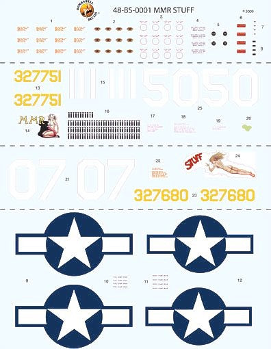 Bombshell 48-BS-001 1:48 North-American B-25J Mitchell