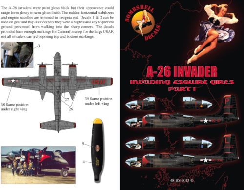Bombshell 48-BS-013 1:48 Douglas A-26B Invader