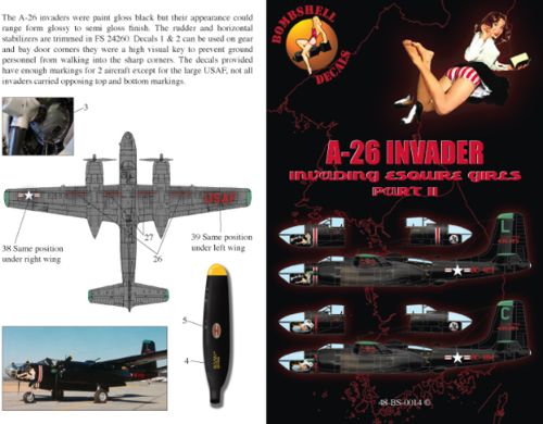 Bombshell 48-BS-014 1:48 Douglas A-26B Invader