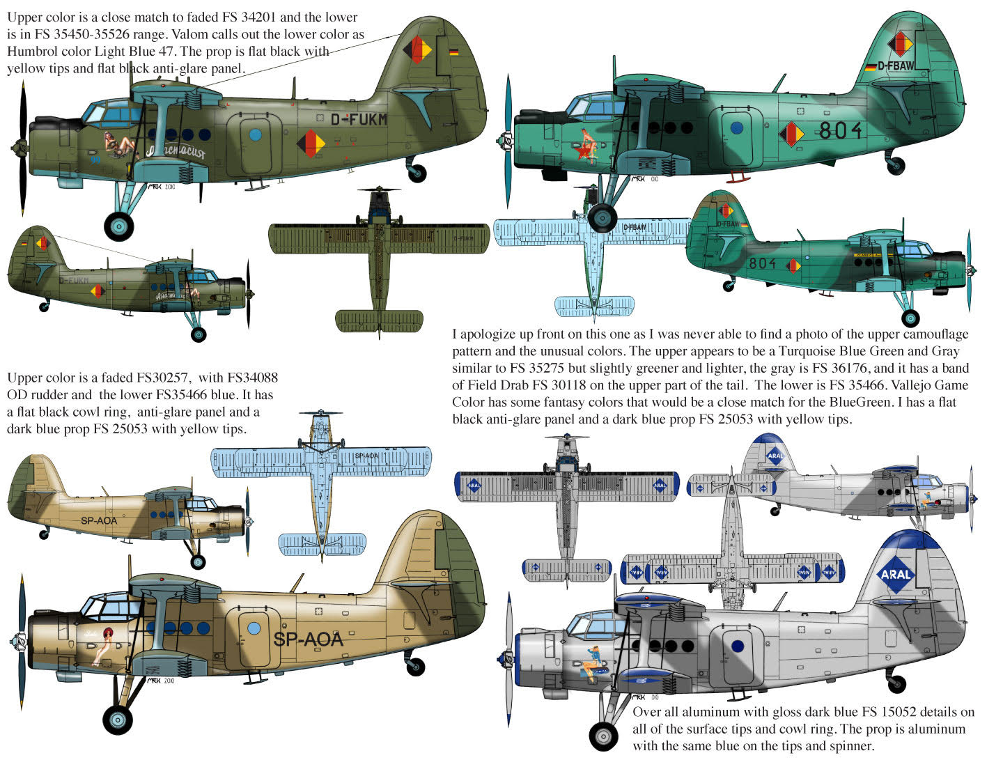 Bombshell 48-BS-017 1:48 Antonov An-2 'Colt' Warsaw Pact Girls Gone Wild