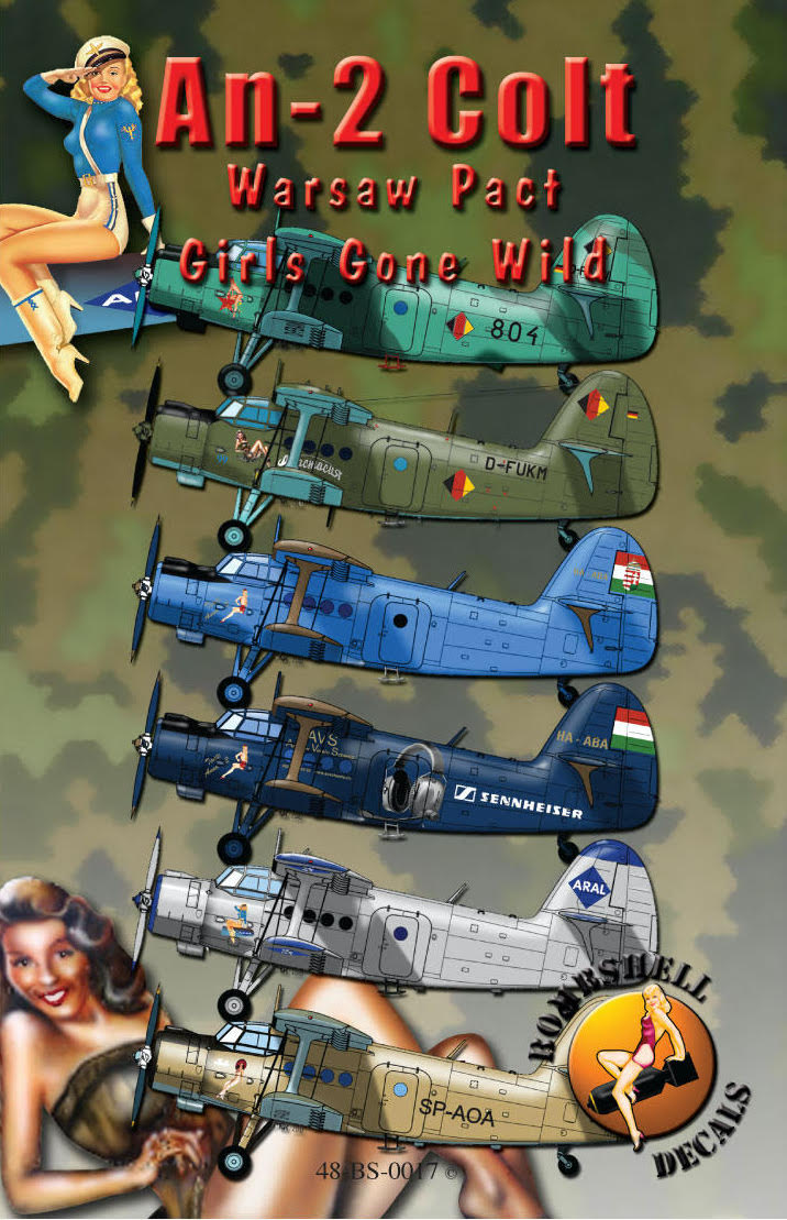 Bombshell 48-BS-017 1:48 Antonov An-2 'Colt' Warsaw Pact Girls Gone Wild