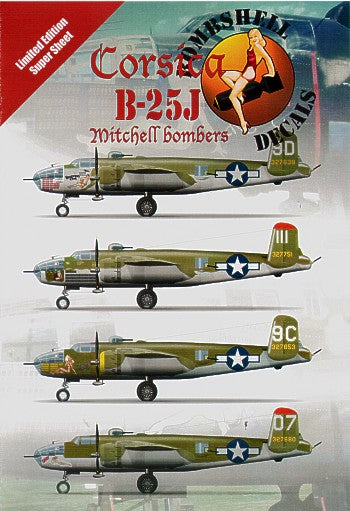 Bombshell 72-BS-004 1:72 North-American B-25J Mitchell