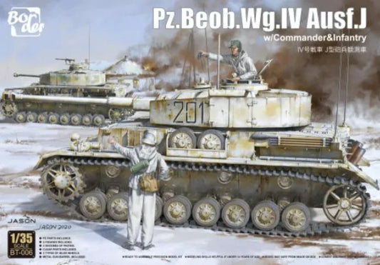 Border Models BT-006 1:35 Pz.Beob.Wg IV Ausf.J with Commander & Infantry