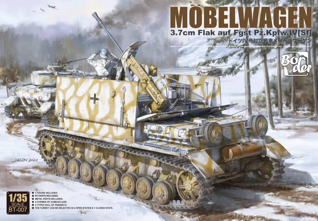 Border Models BT-007 1:35 Mobelwagen 3.7cm Flak auf Fgst. Pz.Kpfw.IV [Sf]