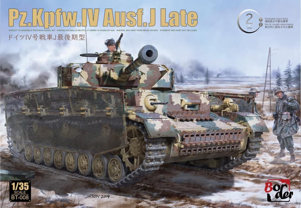 Border Models BT-008 1:35 Pz.Kpfw.IV Ausf.J Late (2 in 1)