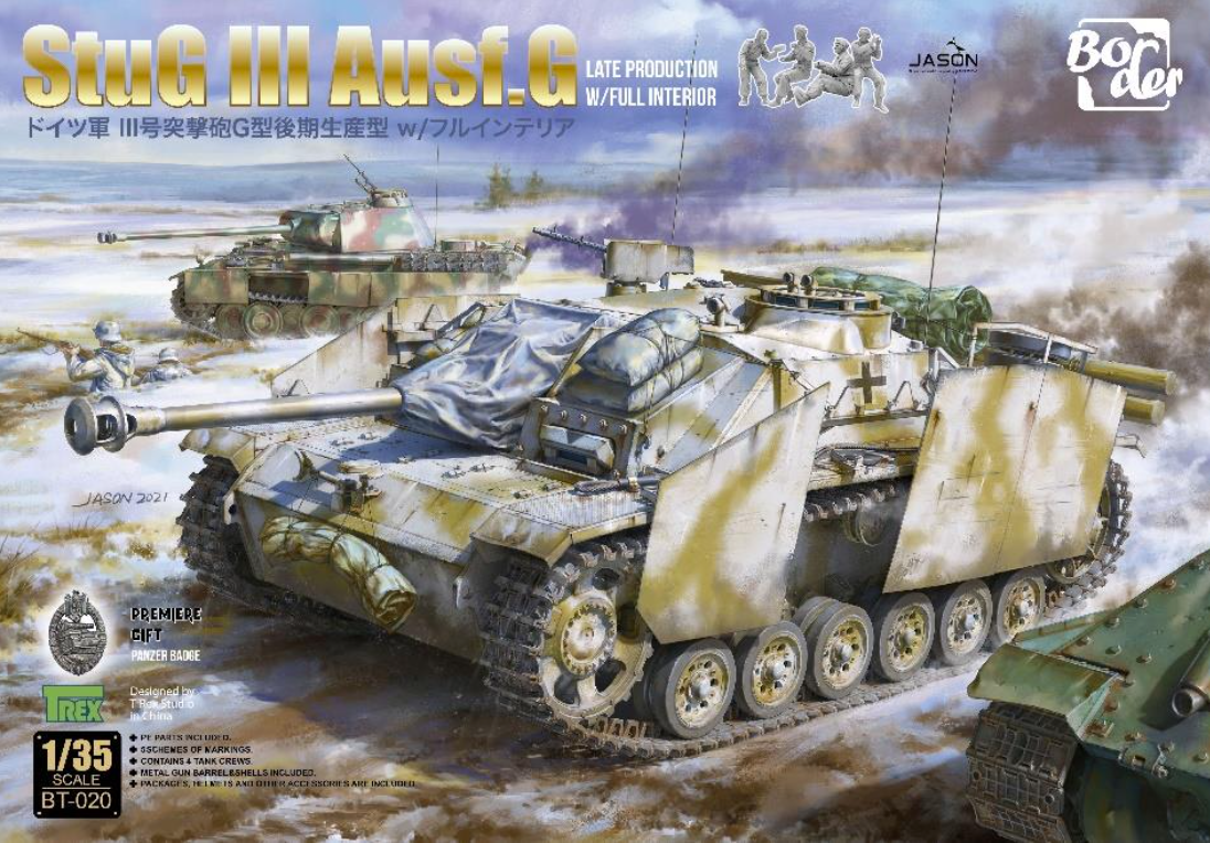 Border Models BT-020 1:35 Stug III Ausf.G Late Production with Full Interior