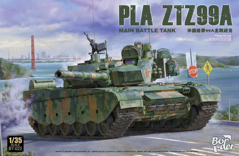 Border Models BT-022 1:35 PLA ZTZ99A Main Battle Tank