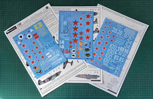 Begemot 32013 1:32 Yakovlev Yak-9T Decal with opportunity make 23 marking variations