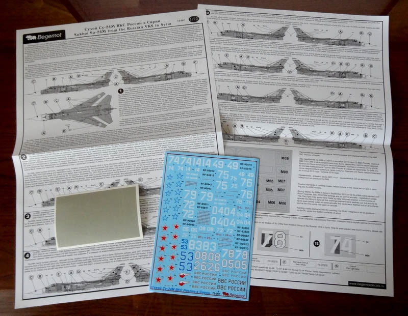 Begemot 72061 1:72 Sukhoi Su-24M in Syria. D