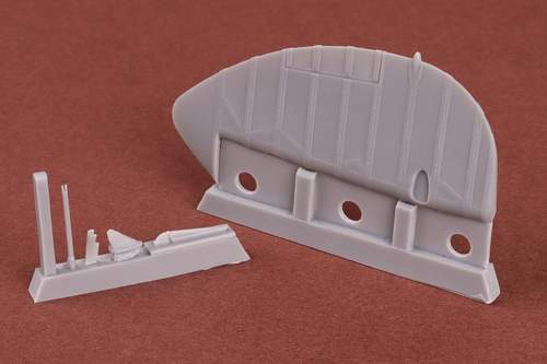 Attittude Aviation BUC-24010 1:24 Supermarine Spitfire / Seafire Broad Chord Rudder