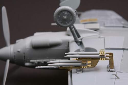 Attittude Aviation BUC-32006 1:32 Hispano HA-1112 Spanish Air Force Wing Cannon & Rocket Set (Tripala/Buchon)