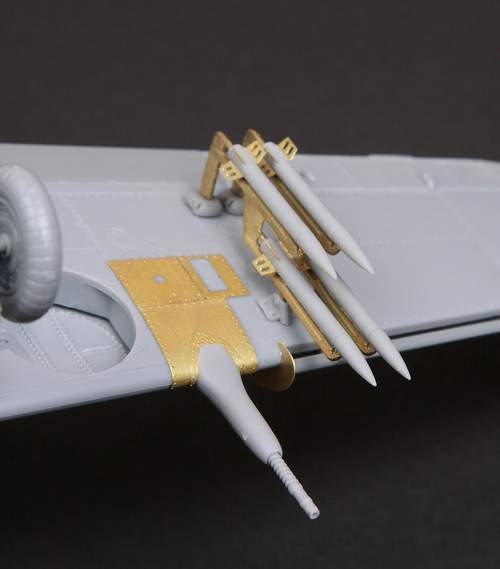 Attittude Aviation BUC-32006 1:32 Hispano HA-1112 Spanish Air Force Wing Cannon & Rocket Set (Tripala/Buchon)