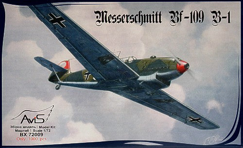 Avis BX72009 1:72 Messerschmitt Bf-109B-1