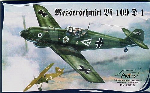 Avis BX72010 1:72 Messerschmitt Bf-109D-1 WWII German Fighter