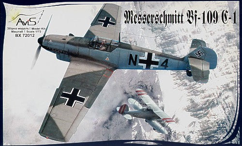 Avis BX72012 1:72 Messerschmitt Bf-109C-1 WWII German Fighter