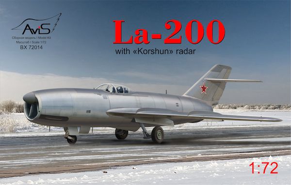 Avis BX72014 1:72 Lavochkin La-200 with 'Korshun' Radar