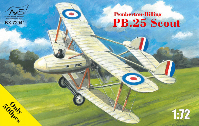 Avis BX72041 1:72 Pemberton-Billing PB.25 Scout Biplane