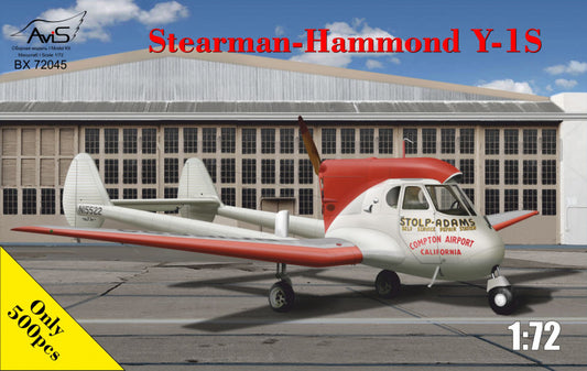 Avis BX72045 1:72 Stearman-Hammond Y-1S