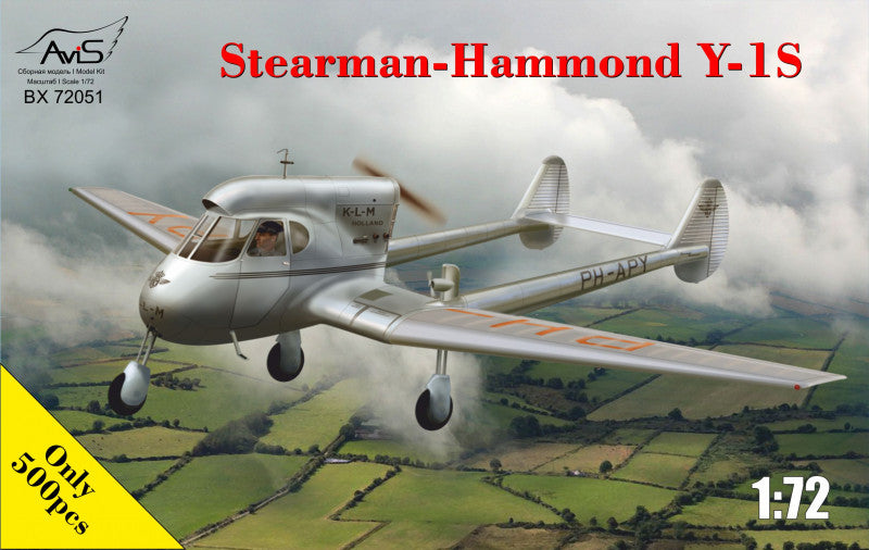 Avis BX72051 1:72 Stearman-Hammond I-1S 'K-L-M Holland'