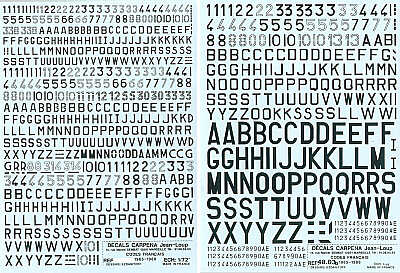 Colorado 48003 1:48 French A.F Codes /Numerals