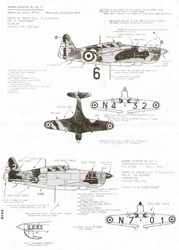 Colorado 48019 1:48 Morane-Saulnier MS.406C1 Part 1.