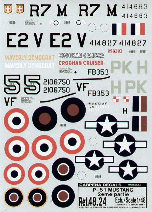 Colorado decals 48.24 1:48 P-51 Mustang