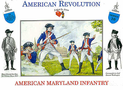 A Call To Arms SERIES 10 1:32 American Maryland Infantry 16 figures