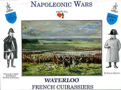 A Call To Arms Series 19 1:32 4 Waterloo French Cuirassiers 4 figures on horseback