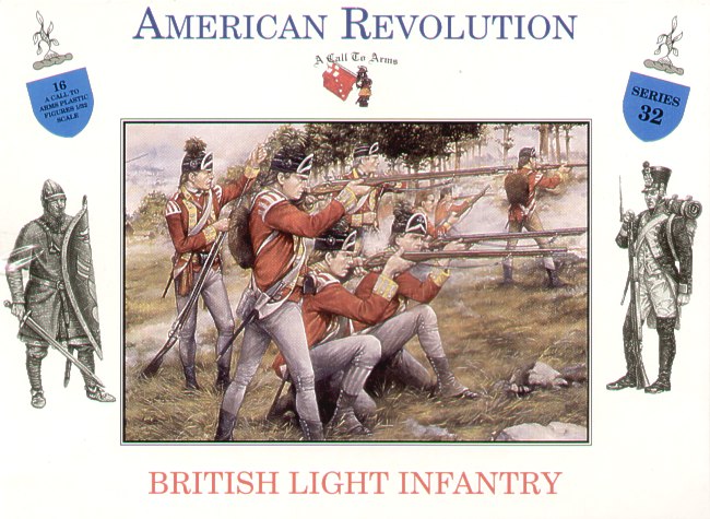 A Call To Arms 32 1:32 American Revolution British Light Infantry