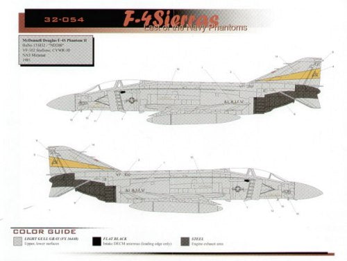 Cam Decals 32054 1:32 McDonnell F-4S Phantoms