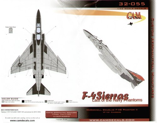 Cam Decals 32055 1:32 McDonnell F-4S Phantoms