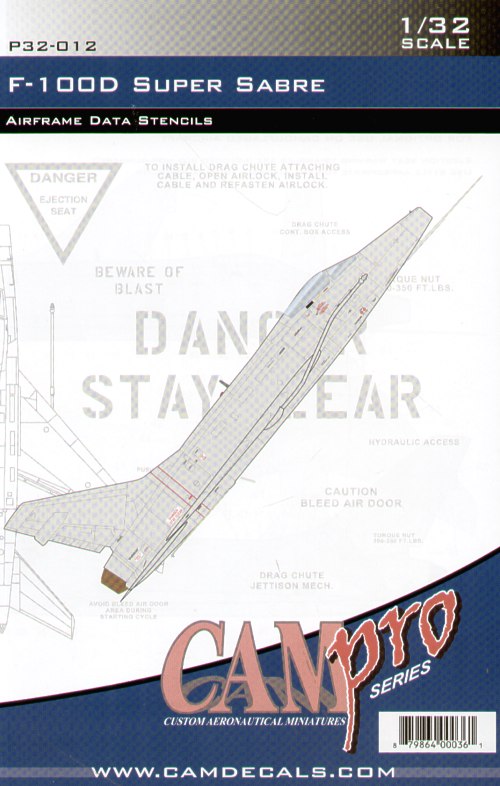 CAM PRO P32-012 1:32 North-American F-100D Super Sabre