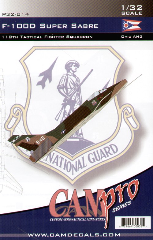 CAM PRO P32-014 1:32 North-American F-100D Super Sabre