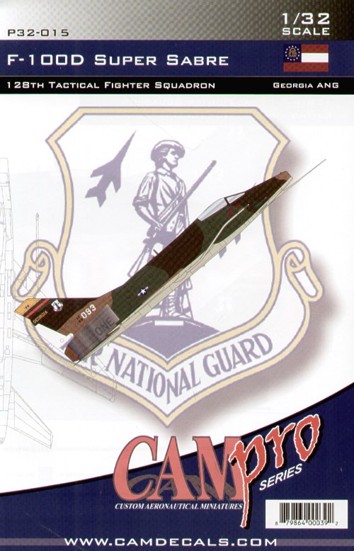 CAM PRO P32-015 1:32 North-American F-100D Super Sabre