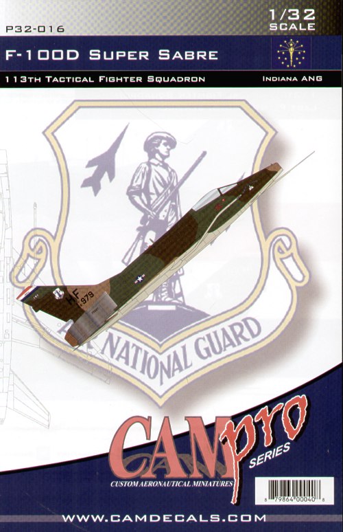 CAM PRO P32-016 1:32 North-American F-100D Super Sabre