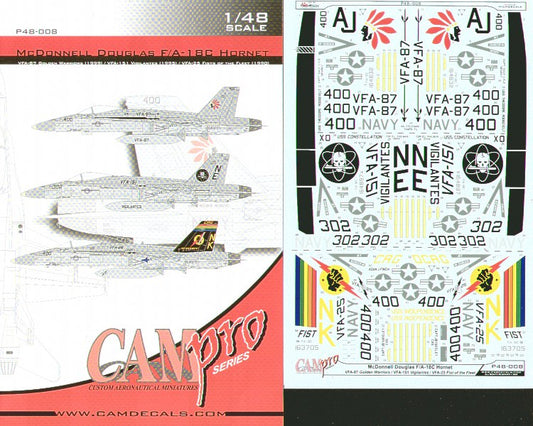 CAM PRO P48-008 1:48 McDonnell-Douglas F/A-18C Hornet