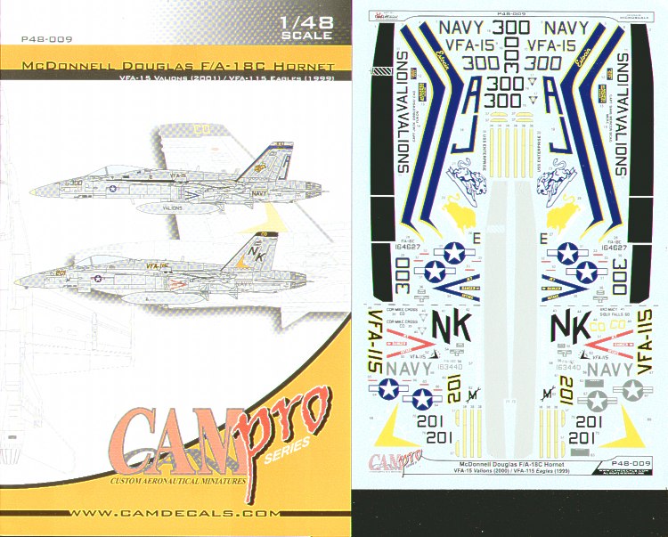 CAM PRO P48-009 1:48 McDonnell-Douglas F/A-18C Hornet
