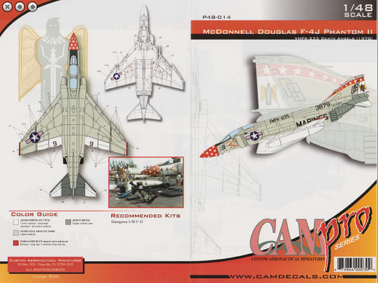 CAM PRO P48-014 1:48 McDonnell F-4J Phantom II VMFA-235