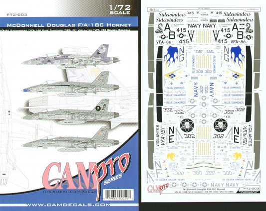 CAM PRO P72-003 1:72 McDonnell-Douglas F/A-18C