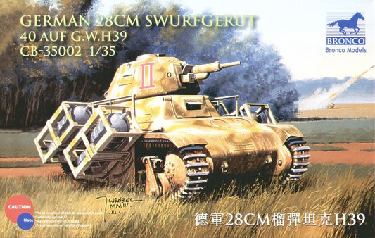 Bronco Models CB35002 1:35 German 28cm Swurfgerat 40 Auf G.W.H39