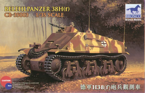 Bronco Models CB35003 1:35 Befehlpanzer 38(f)