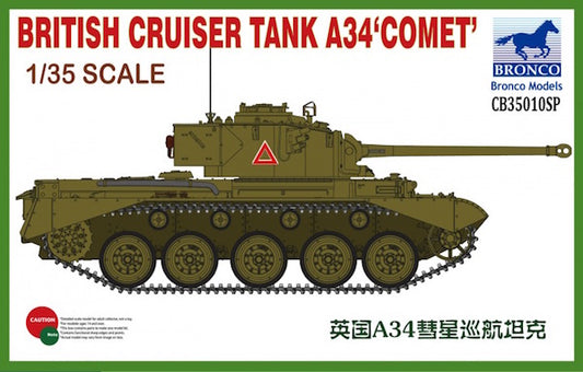 Bronco Models CB35010SP 1:35 A34 'Comet' cruiser tank