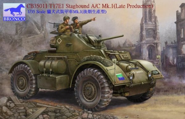 Bronco Models CB35011 1:35 Staghound Mk.I Late Production Armoured Car British Army