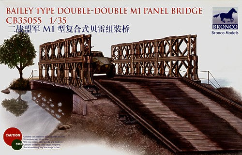 Bronco Models CB35055 1:35 Bailey Type Double-Double M1 Panel Bridge