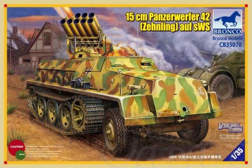 Bronco Models CB35070 1:35 15cm Panzerwerfer 42 (Zehnling) auf Schwere Wehrmachtschlepper sWS in Co-Operation with Great Wall Models