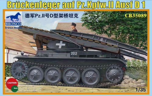 Bronco Models CB35089 1:35 Bruckenleger Auf Pz.Kpfw.II Ausf.D1